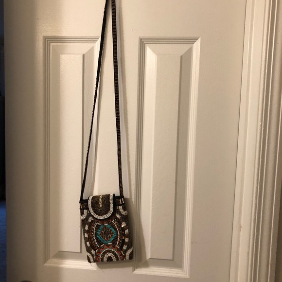 Beautiful beaded cross body bag - Picture 2 of 3